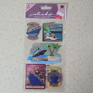 Cruise Travel Vacation Scrapbook Memory Book Stickers